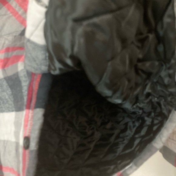 Quilted Cotton Plaid Quilted Jacket Small - Picture 5 of 6